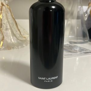 Black Saint Laurent Water Bottle
